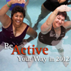 Be Active Your Way in 2011 electronic greeting card - Diverse women doing water aerobics in pool